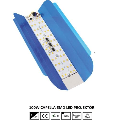 100W Capella SMD Led Projektör Gün Işığı