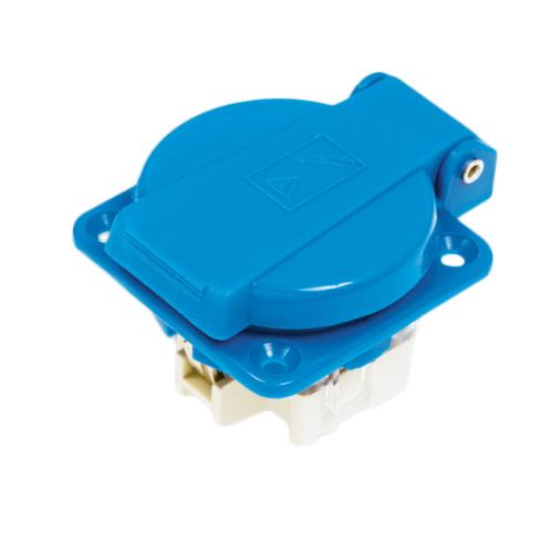 Kombinasyon 1X16A Kapaklı Topraklı Pano Prizi