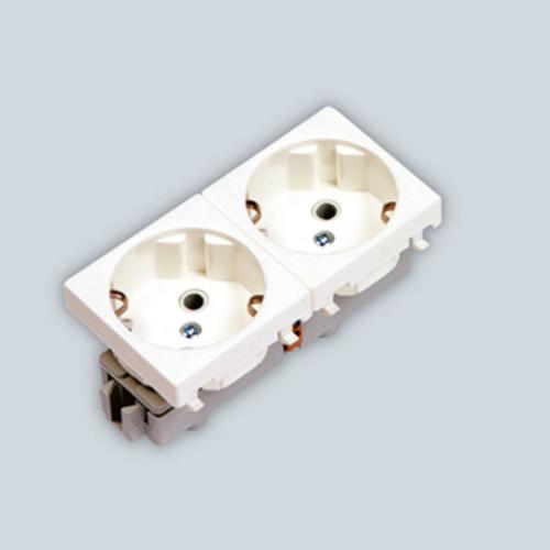 45X45mm 2 li Sebeke Priz (45 Derece)