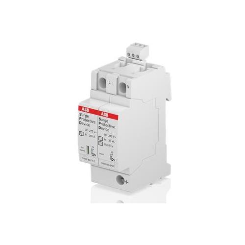 1 Faz+nötr 40kA/70kA C Tipi Kartuşlu parafudur 275V