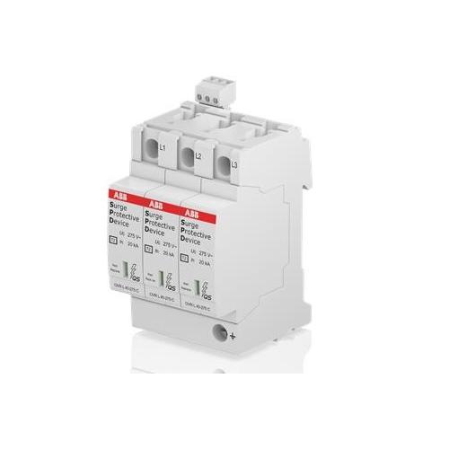 1 Faz+nötr 40kA/70kA C Tipi Kartuşlu parafudur 275V