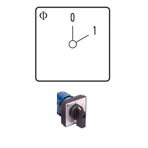 3x20A 0-1 Açma Kapama Pako Şalter