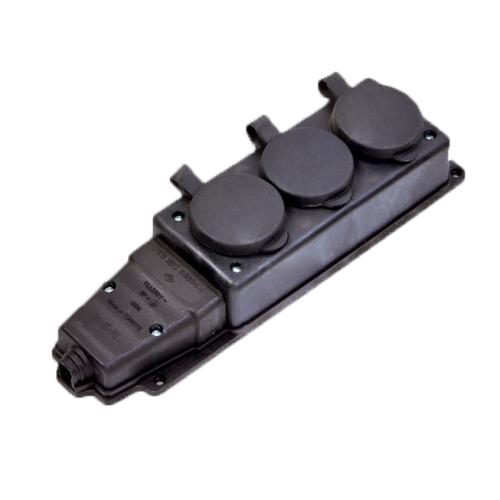 Kauçuk 1x16 A 3 lü Grup Priz