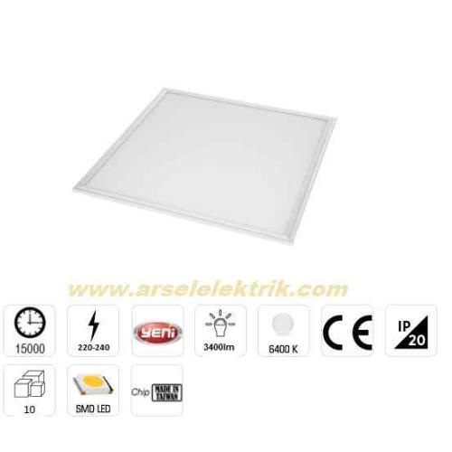 60x60 Backlight Led Panel 40W Sıva Altı Beyaz Işık