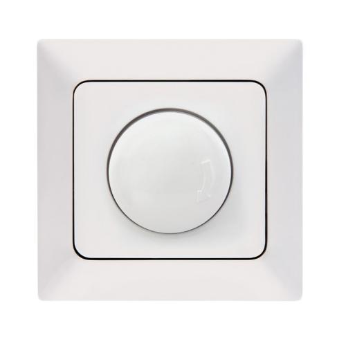 Rotatif Dimmer 1000W Aras (Beyaz) (Çerçeve Hariç)