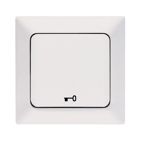 Kapı Otomatiği Anahtarı Aras (Beyaz) (Çerçeve Hariç)