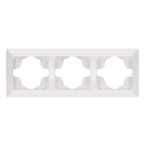 Üçlü Yatay Çerçeve Aras (Beyaz)