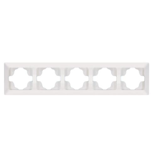 Beşli Yatay Çerçeve Aras (Beyaz)