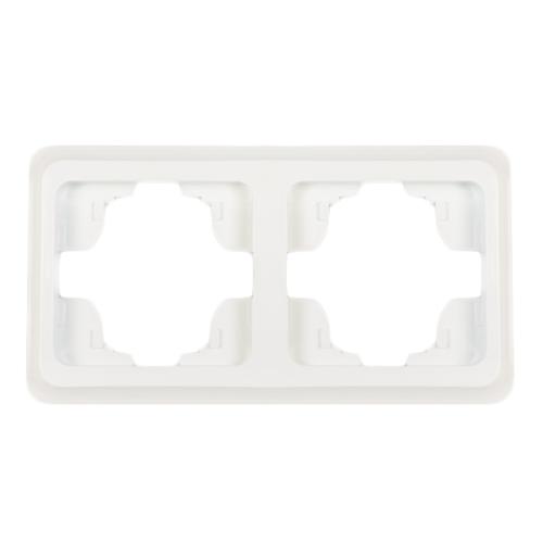 İkili Yatay Çerçeve Fırat (Beyaz) (Çerçeve Dahil)