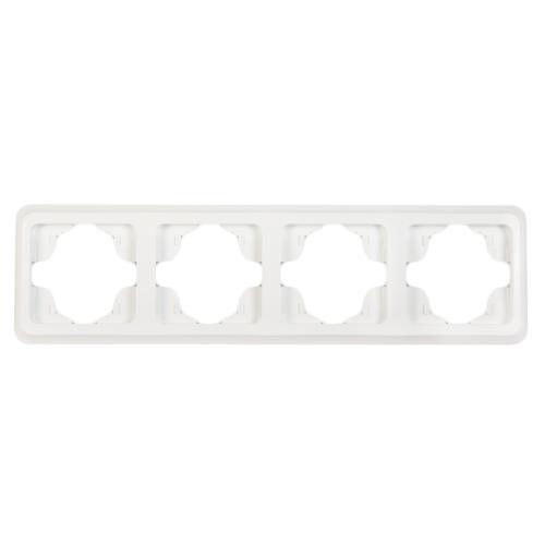 Dörtlü Yatay Çerçeve Fırat (Beyaz) (Çerçeve Dahil)