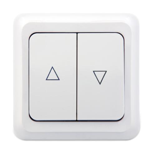 Jaluzi Kumanda Anahtarı Fırat (Beyaz) (Çerçeve Dahil)