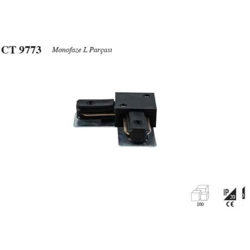 Monofaze L Besleme Ek Parçası (Siyah)