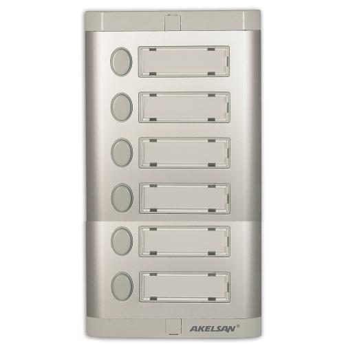 Işıksız Zil Paneli 6 lı