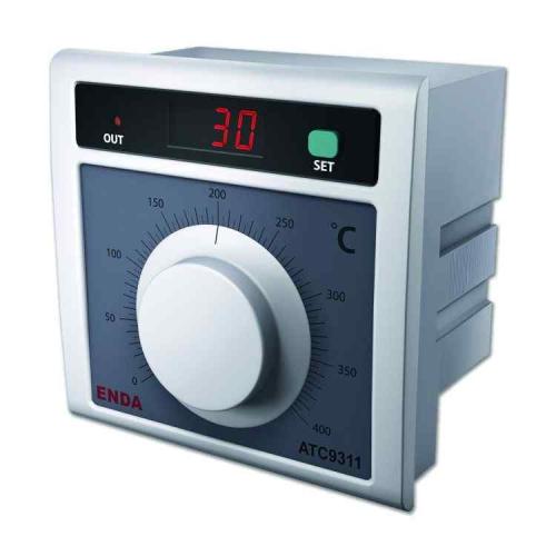 Analog Termostat Fe-Const/Soketli Klemens 96x96mm 0-400°C 9-30V DC/7-24V AC 