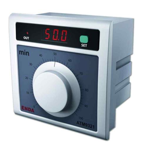 Dijital Göstergeli Analog Zaman Rölesi 96x96mm 230V AC