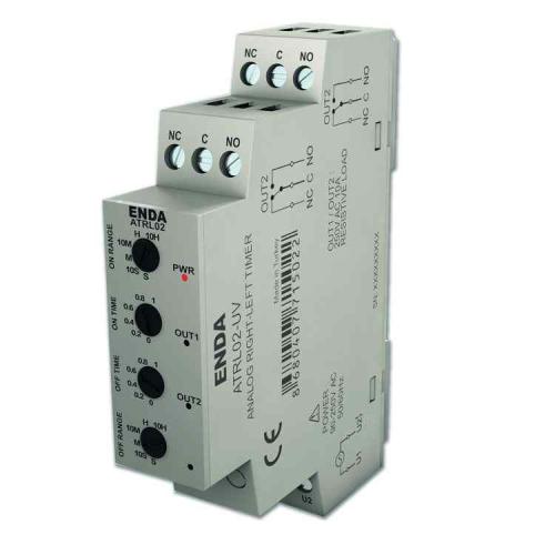 Zaman Rölesi Sağ-Sol Analog 90-250V AC