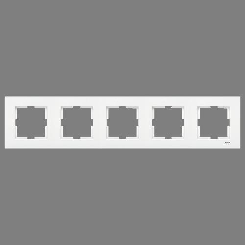 Beşli Yatay Çerçeve (Karre-Beyaz)