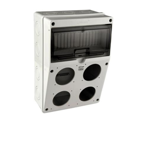 Boş 4lü Kombinasyon Kutusu Delikli  (300 x 200 x 135 mm)