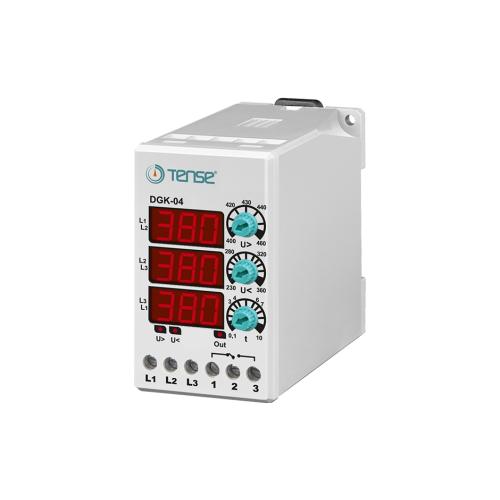 Trifaze Dijital aşırı -Düşük Gerilim Kontrol Rölesi (Nötürsüz) KLASİK KUTU