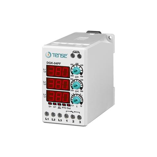 Trifaze Dijital aşırı -Düşük Gerilim Kontrol Rölesi (Nötürsüz) KLASİK KUTU 