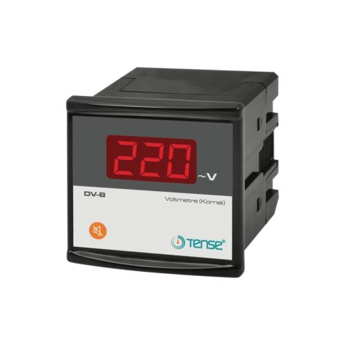 Dijital Seçmeli Voltmetre 1V - 300V AC (50/60 Hz), Buzzerlı 72 x 72 mm