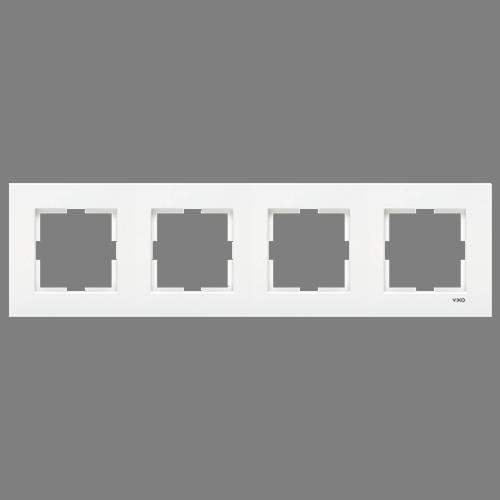 Dörtlü Yatay Çerçeve  (Karre-Beyaz)