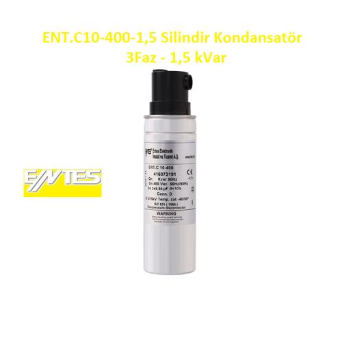 Silindir Kondansatör 3Faz 400V 1,5 kVar