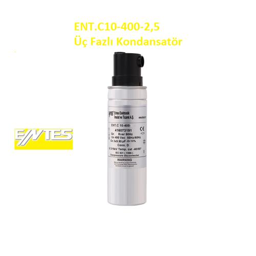 Silindir Kondansatör 3Faz 400V 2,5 kVar