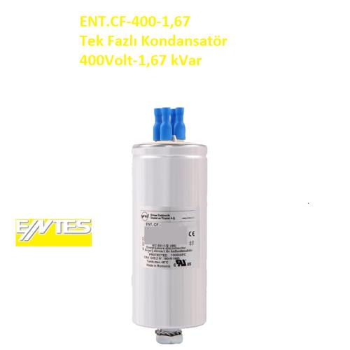 Silindir Kondansatör 1Faz 230V 0,55 kvar