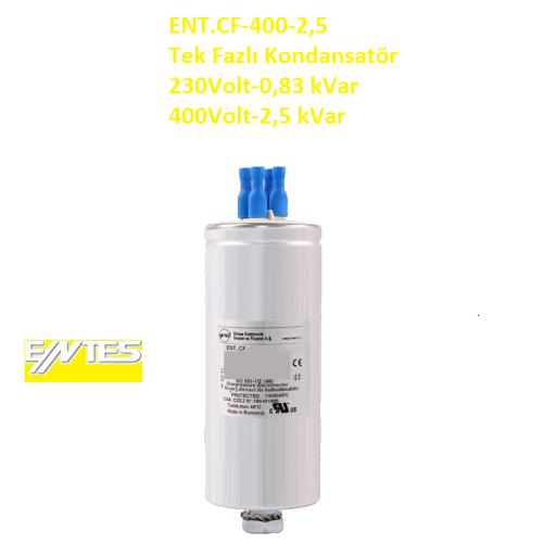 Silindir Kondansatör 1Faz 230V 0,83 kvar