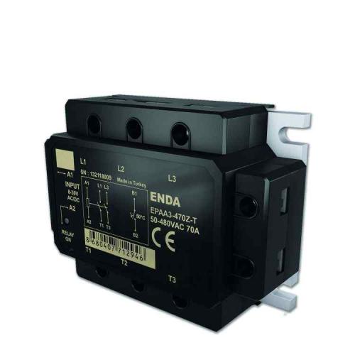 Trifaze Solid State Röle 3x25A EPAA3 Serisi Panel Montajlı 