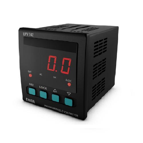Voltmetre 72x72mm (Alarm Çıkışlı) 110V AC 