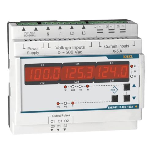 ENERGY-11-DIN-100A Enerji Ölçer
