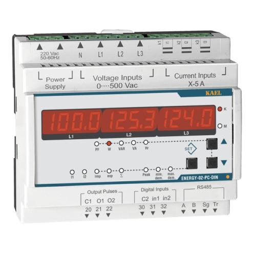 ENERGY-02-PC-DIN Enerji Ölçer