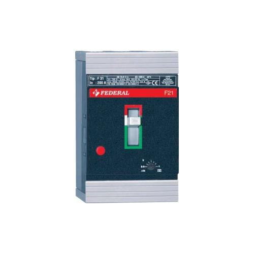 Kompakt Şalter 3x87-125 Amper 3Kutup  Ayar Sahalı Tip  F21 Standart Seri 25kA