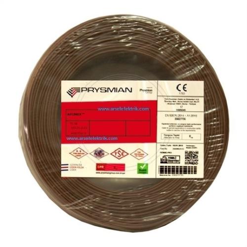 H07Z1-U NYA Yanmaz Kablo 6 mm2 kahve