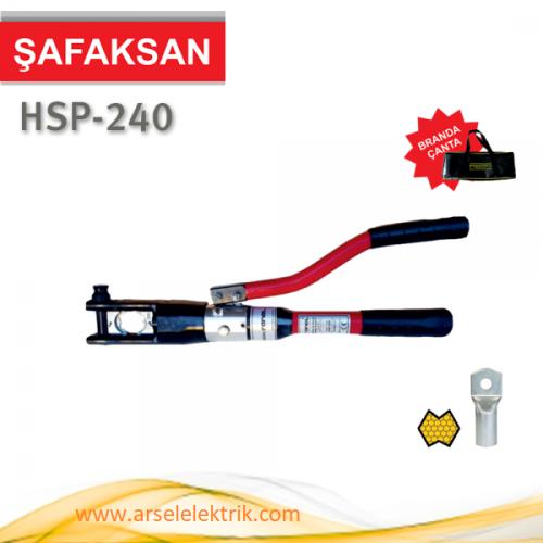 Hidrolik Çift El Pabuç Sıkma Pensesi 10-240 mm2, 500mm Boy