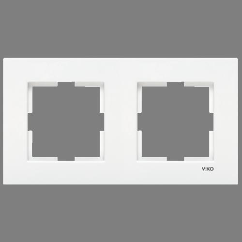 ikili Yatay Çerçeve  (Karre-Beyaz)