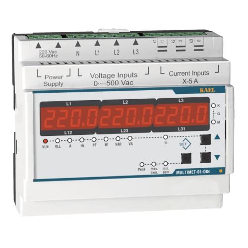 MULTIMET-01-DIN Multimetre