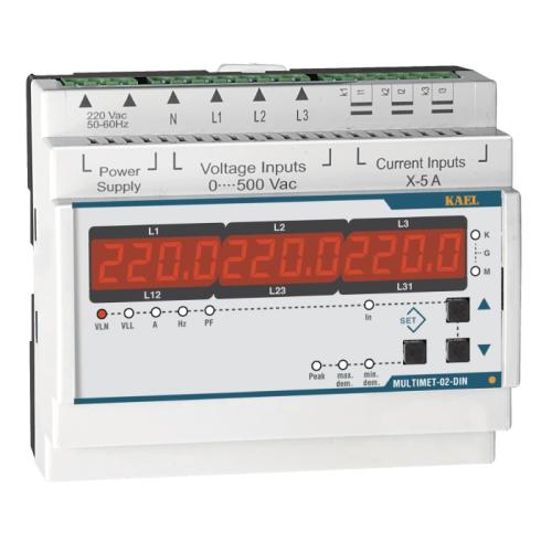 MULTIMET-02-DIN Multimetre