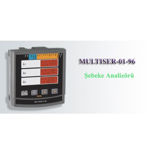 Şebeke Analizörü (96*96 Haberleşmesiz LED EkranTemel Enerji Analizörü)