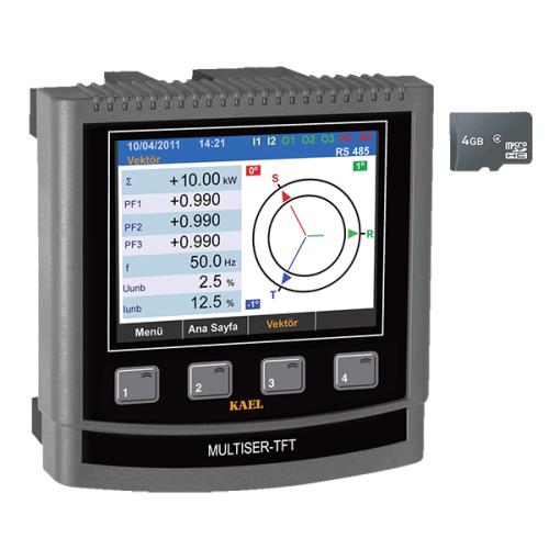 MULTISER-H1-TFT Şebeke Analizörü