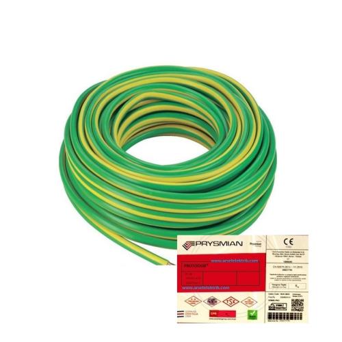 NYAF Kablo 50 mm2 Sarı Yeşil