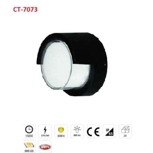 Sıva Üstü Modern Led Aplik 12 W Siyah Kasa Günışığı