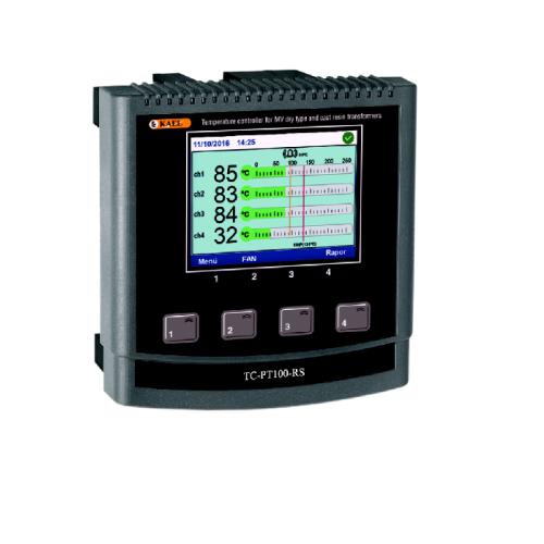 TC-PT100-RS 4 Kanallı Sıcaklık Kontrol Cihazı RS485