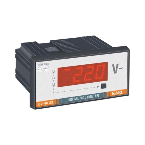 DV-48-03 Seçilebilir 3 Fazlı AC Voltmetre