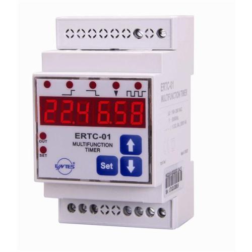 Digital Zaman Rölesi mini,1sn-100h,ERTC-01-DIN