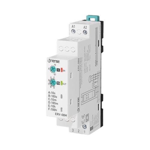 ERV-08M Multifonksiyon Zaman Rölesi 0,1sn – 100 Saat | 12-240V AC/DC