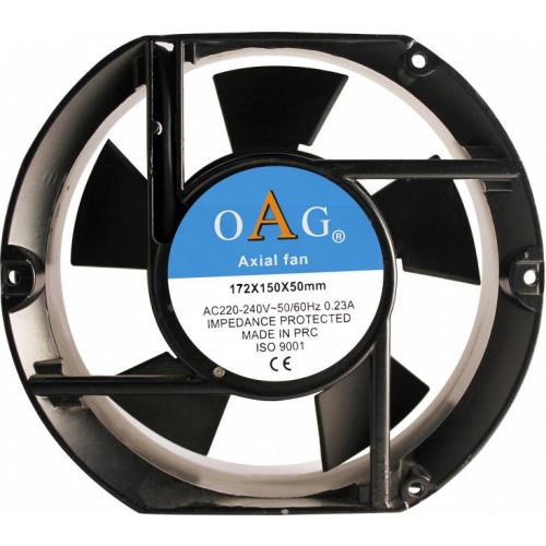 172x150x50 mm 220V A.C. Rulmanlı Axial (Aksiyel) Fan