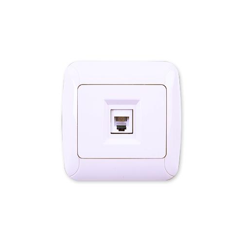 Nümeris Telefon Prizi (Cat3) Beyaz